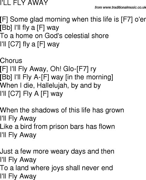 i'll fly away chords lyrics|i'll fly away guitar tutorial.